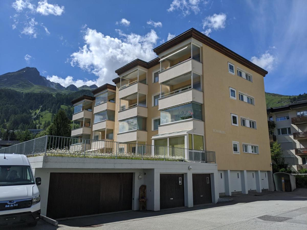 Schiablick - Broggini Apartment Davos Exterior foto