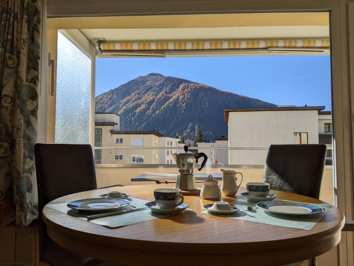 Schiablick - Broggini Apartment Davos Exterior foto